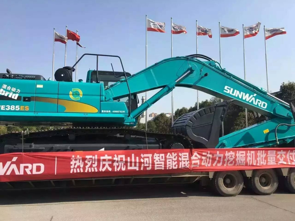 就这样被你征服!山河智能100台液压混合动力挖掘机挺进矿山