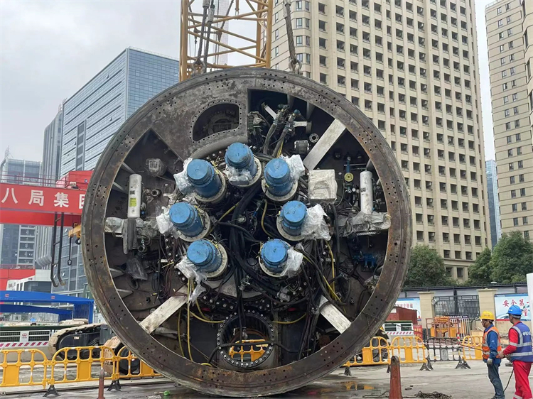 首战华东市场!中铁山河杭德市域铁路工程地莫区间左线盾构机顺利始发