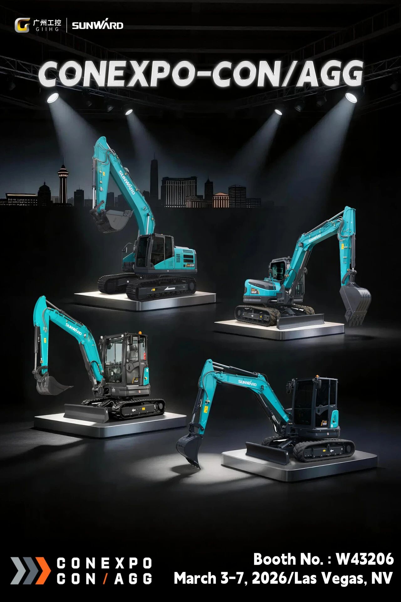 山河智能与您相约2026美国拉展！